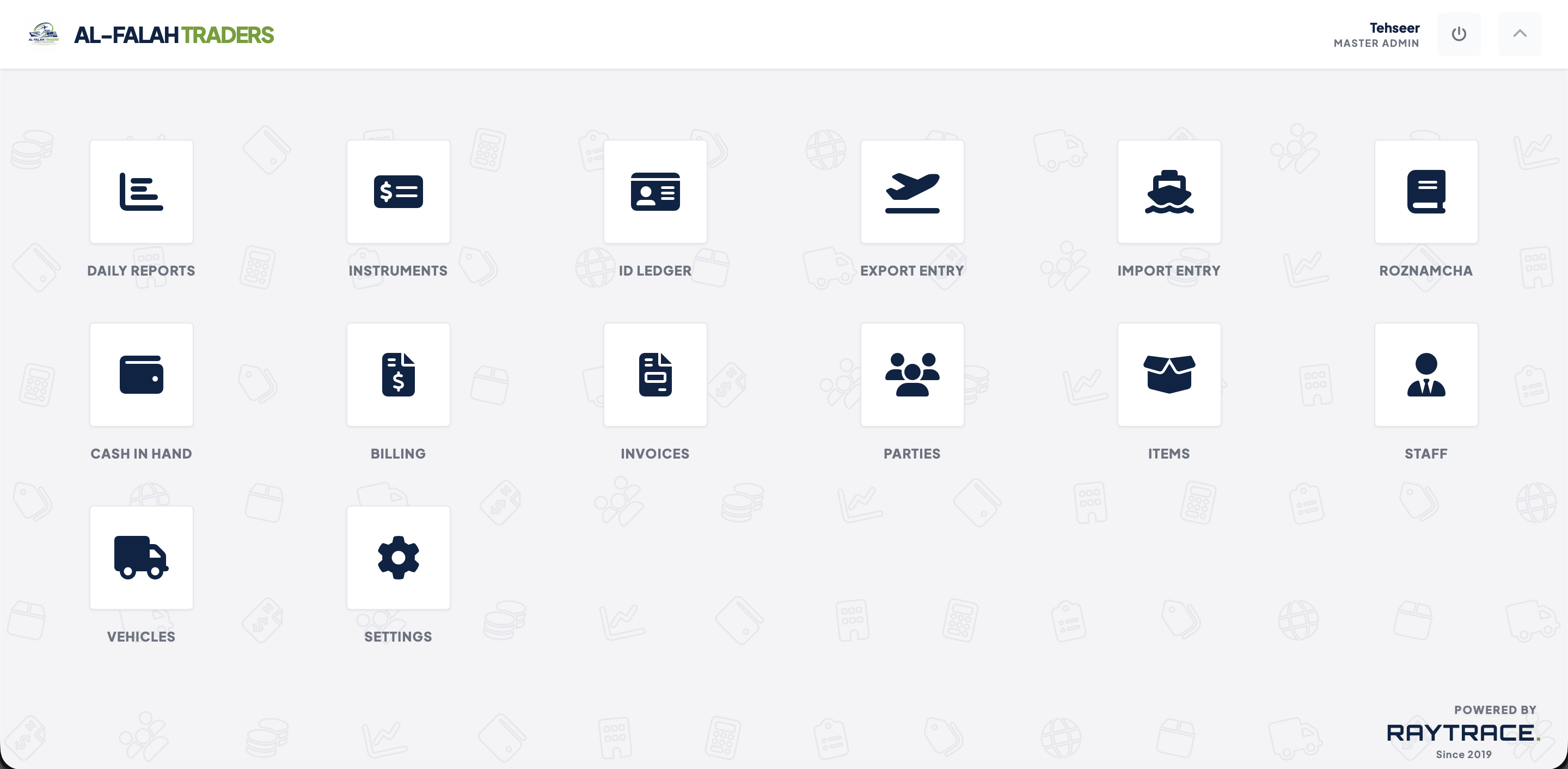 Raytrace Enterprise Cloud ERP Software